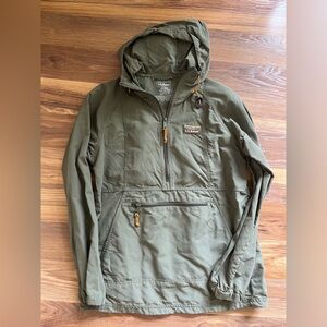 L.L. Bean Women's Green Anorak Jacket